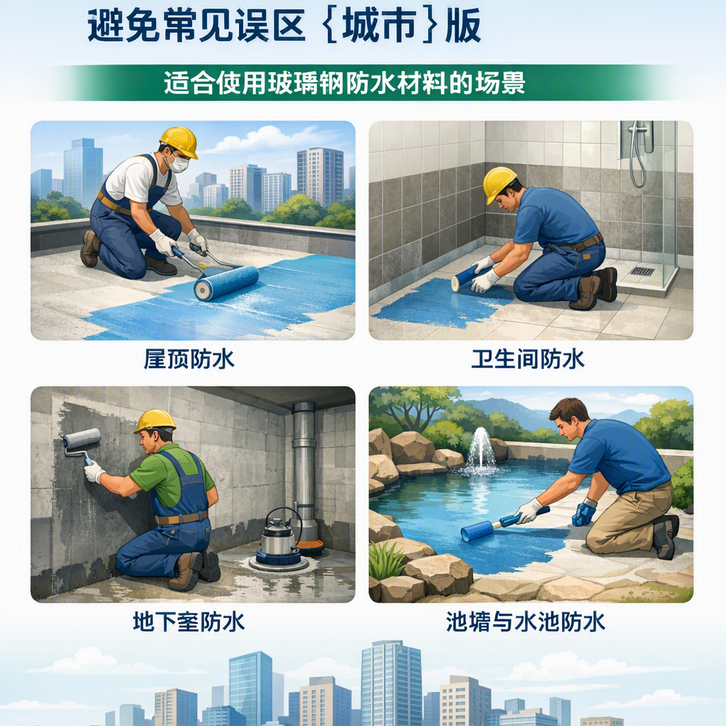 玻璃钢防水材料施工注意事项，避免常见误区 池州 版